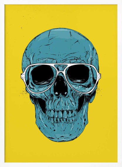 Blue Skull - Poster / Art Print