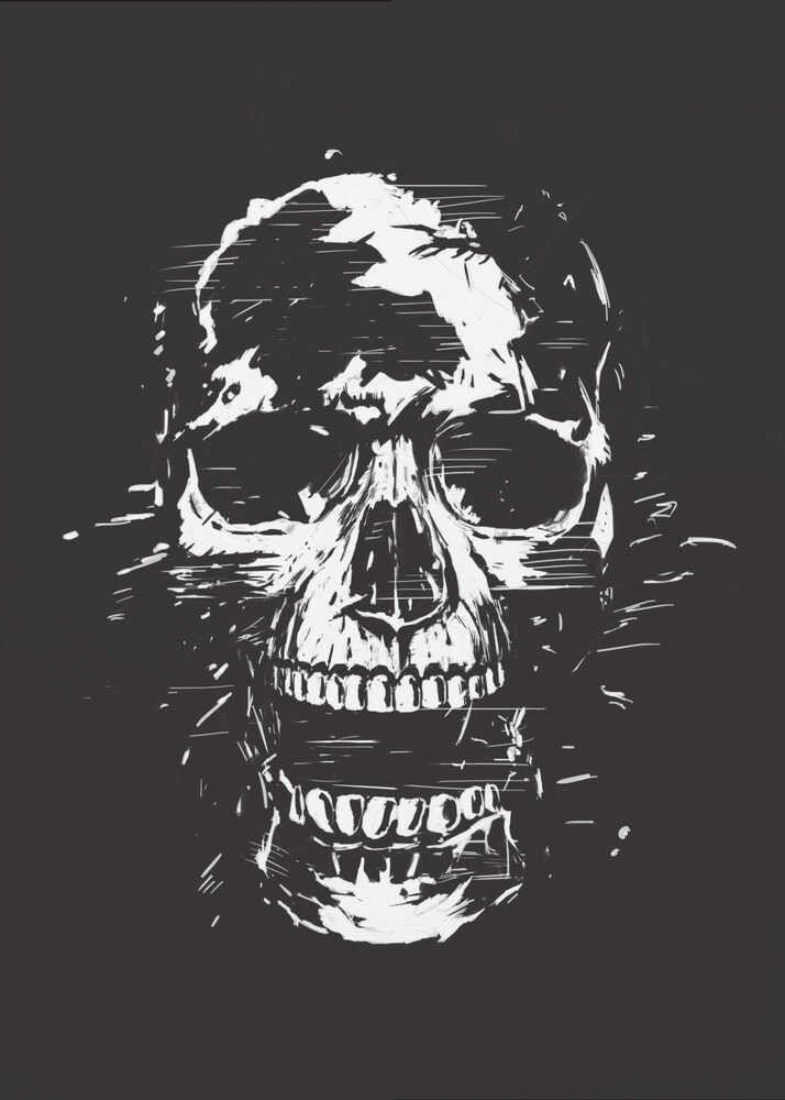 Scream (bw) - Poster / Art Print