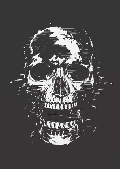 Scream (bw) - Poster / Art Print