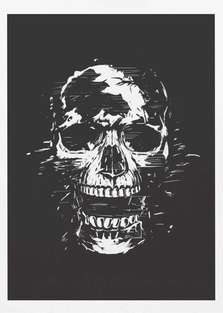 Scream (bw) - Poster / Art Print