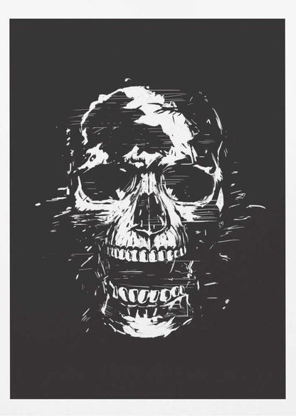 Scream (bw) - Poster / Art Print