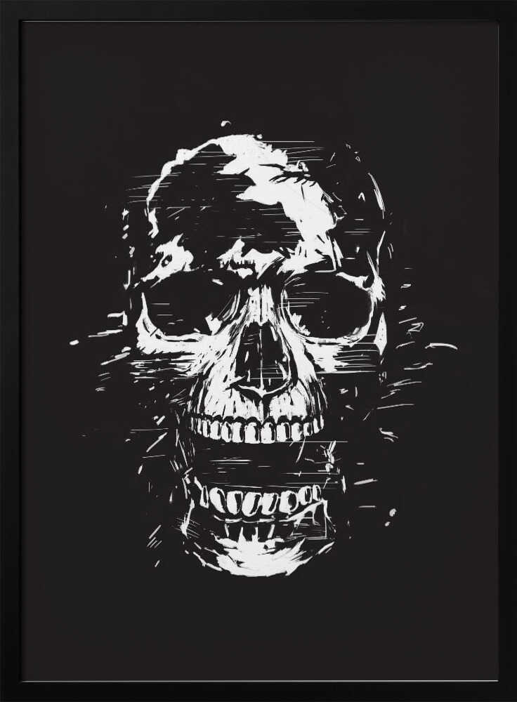 Scream (bw) - Poster / Art Print