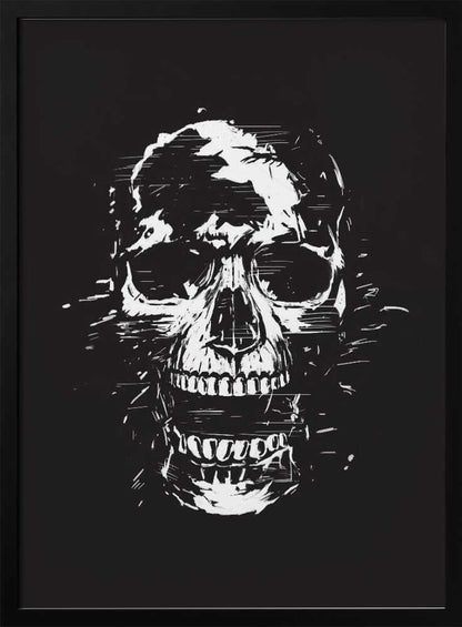 Scream (bw) - Poster / Art Print