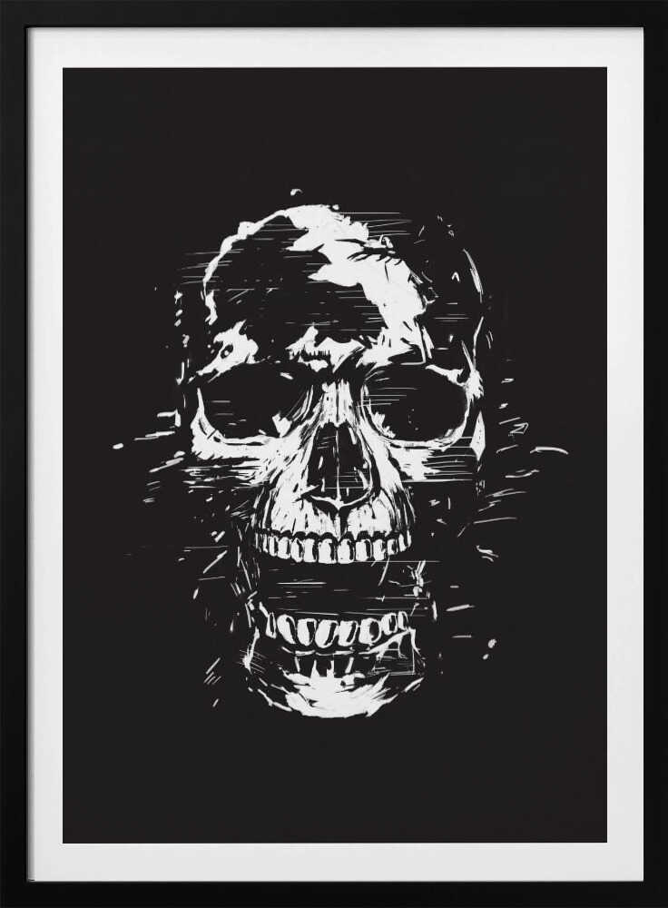 Scream (bw) - Poster / Art Print
