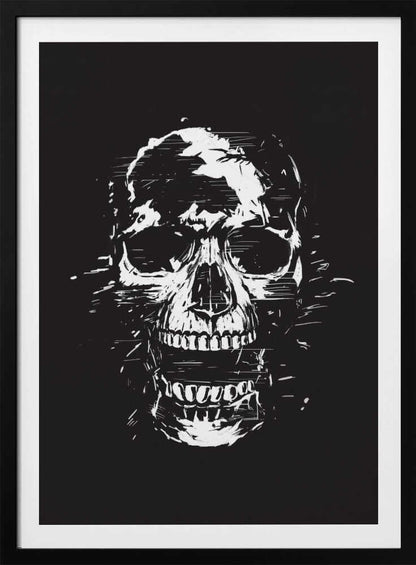 Scream (bw) - Poster / Art Print