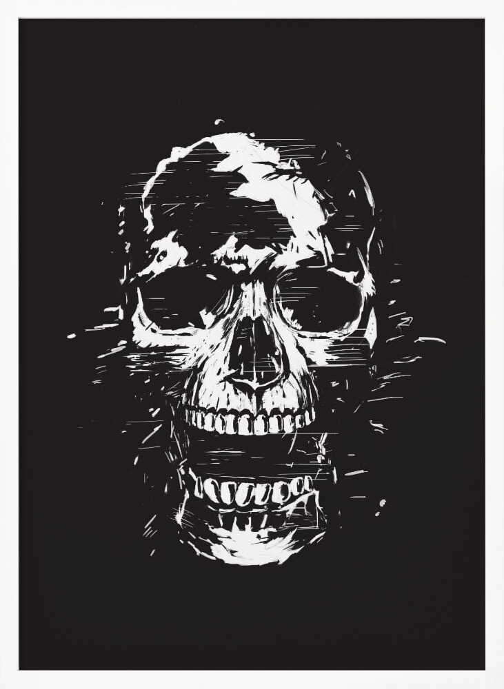 Scream (bw) - Poster / Art Print