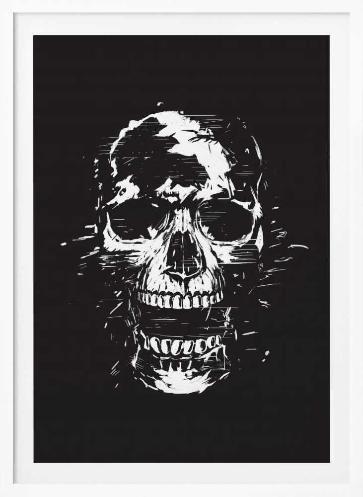 Scream (bw) - Poster / Art Print