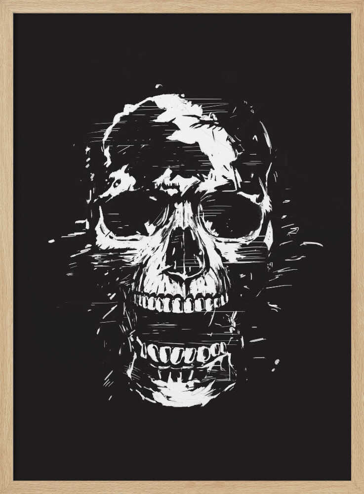 Scream (bw) - Poster / Art Print