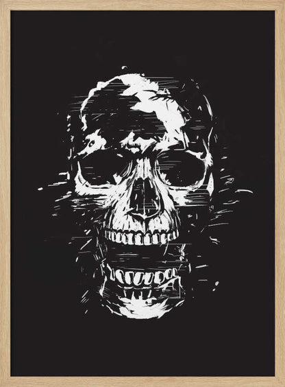 Scream (bw) - Poster / Art Print