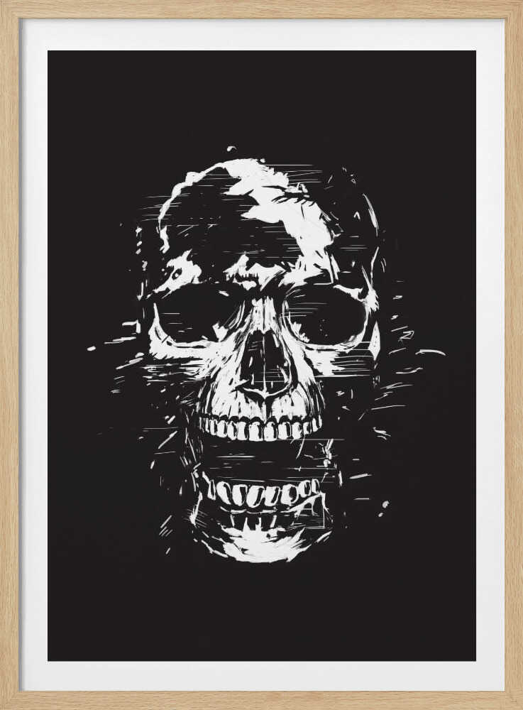 Scream (bw) - Poster / Art Print