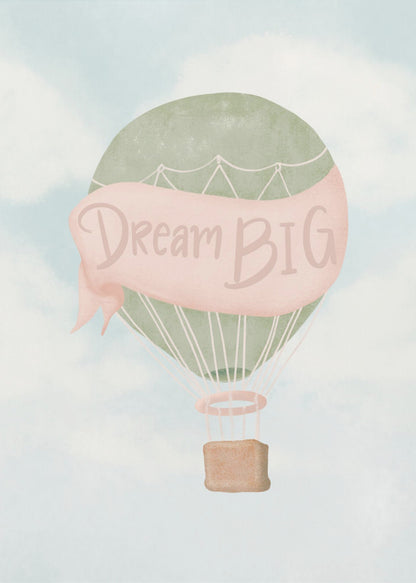 Dream Big Pink - Poster / Art Print