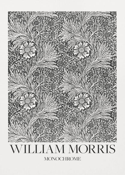 Marigold Monochrome - Poster / Art Print