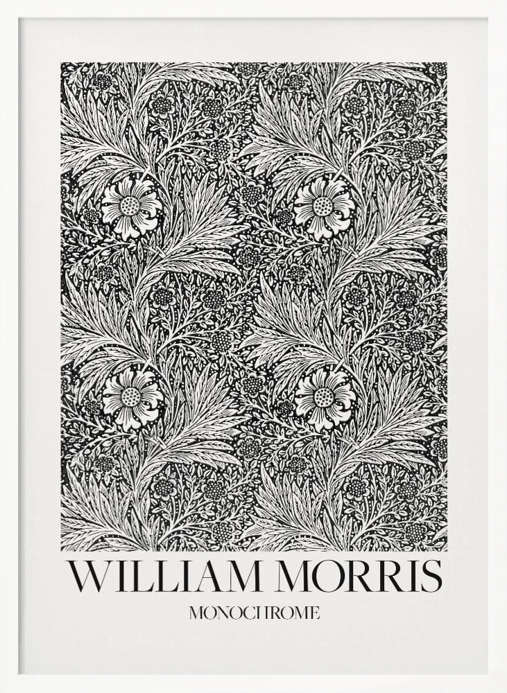 Marigold Monochrome - Poster / Art Print