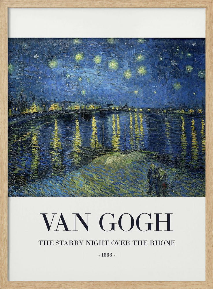 The Starry Night Over The Rhone - Poster / Art Print
