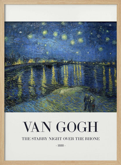The Starry Night Over The Rhone - Poster / Art Print