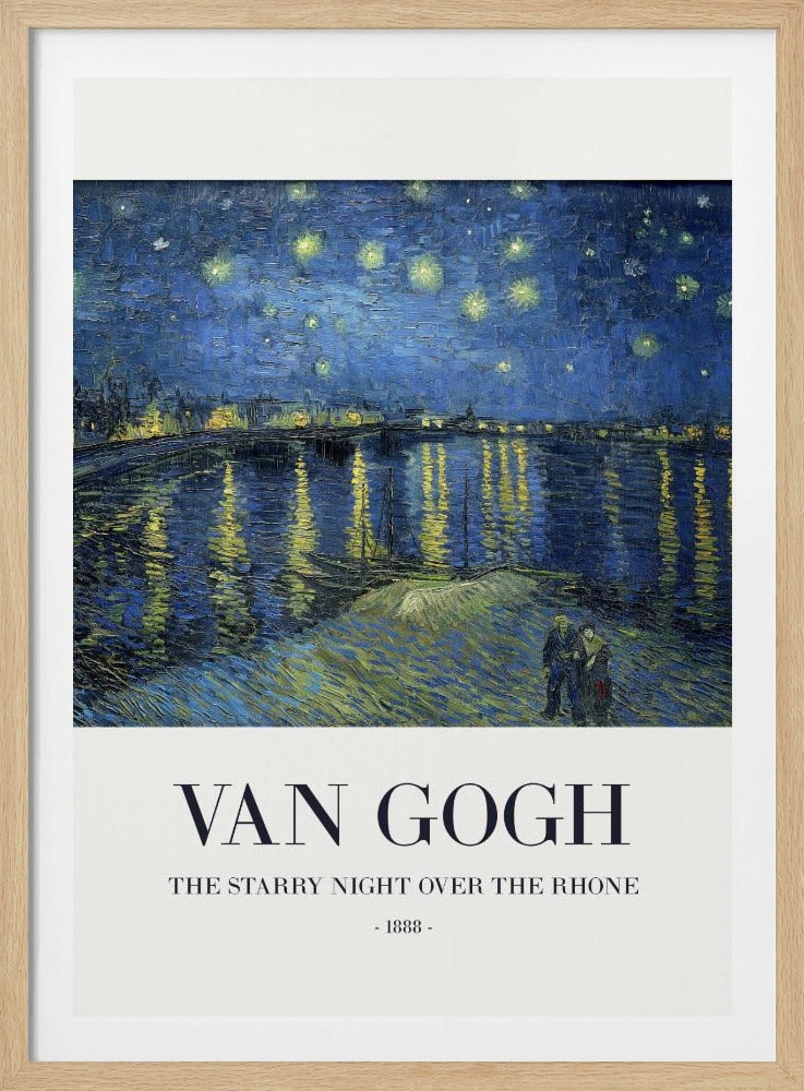 The Starry Night Over The Rhone - Poster / Art Print
