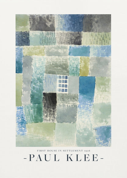 First House in a Settlement 1926 - Poster / Art Print