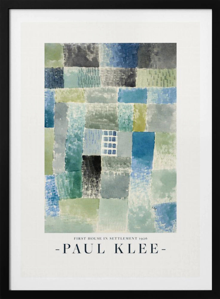 First House in a Settlement 1926 - Poster / Art Print