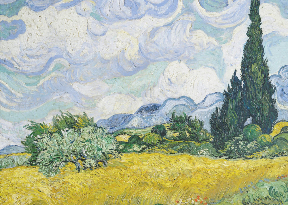 Wheat Field With Cypresses - Poster / Art Print