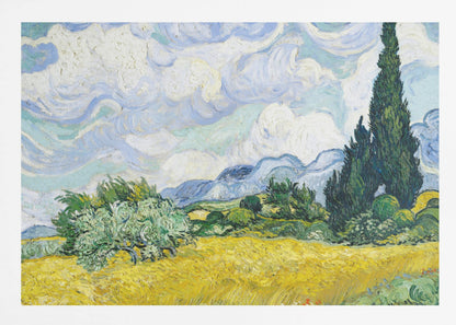 Wheat Field With Cypresses - Poster / Art Print