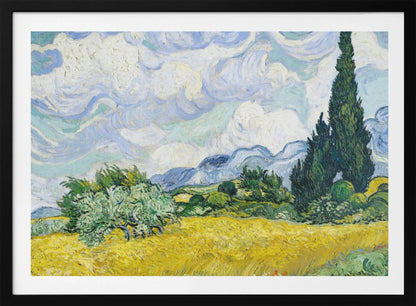 Wheat Field With Cypresses - Poster / Art Print