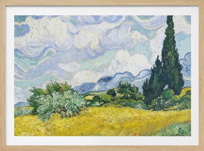 Wheat Field With Cypresses - Poster / Art Print