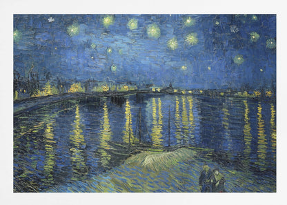 The Starry Night Over The Rhone - Poster / Art Print