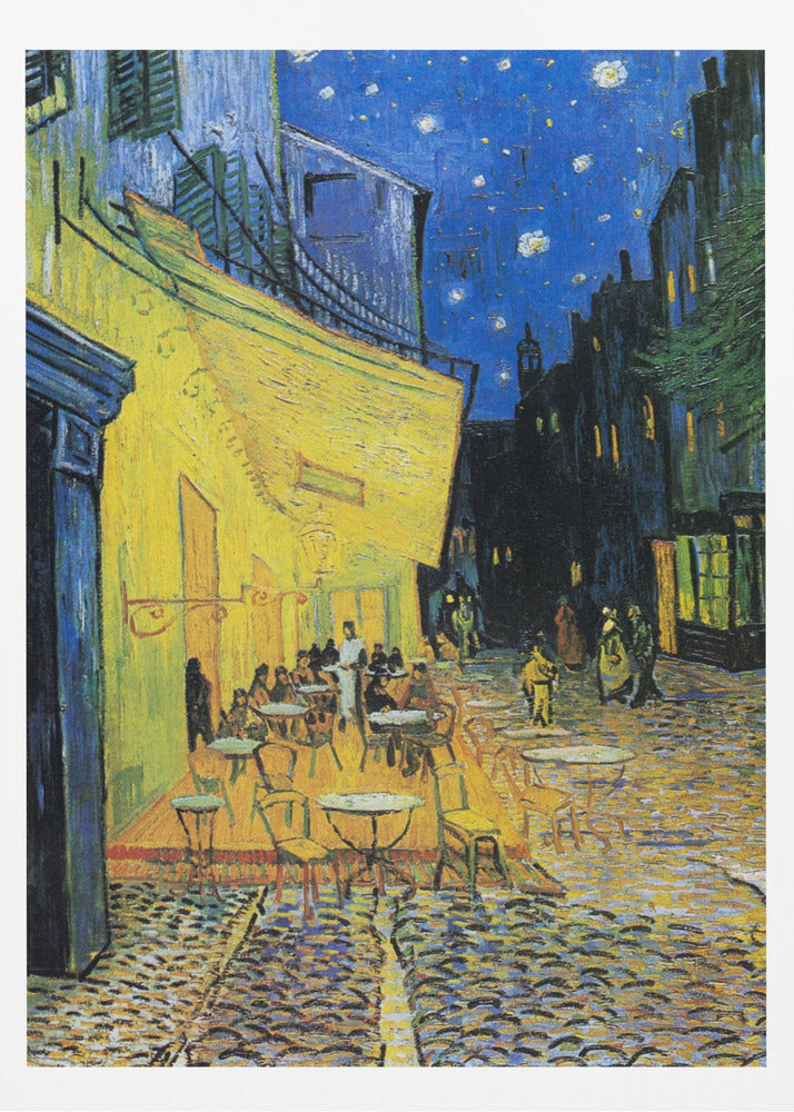 Cafe Terrace At Night - Poster / Art Print