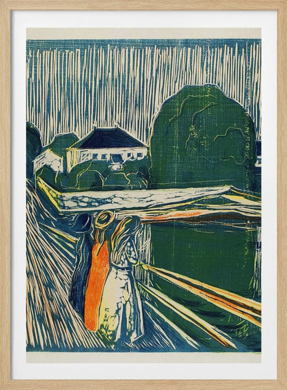 The Girls On The Bridge - Poster / Art Print