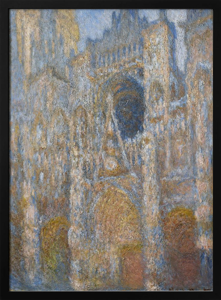 Rouen Cathedral - The Facade in Sunlight - Poster / Art Print