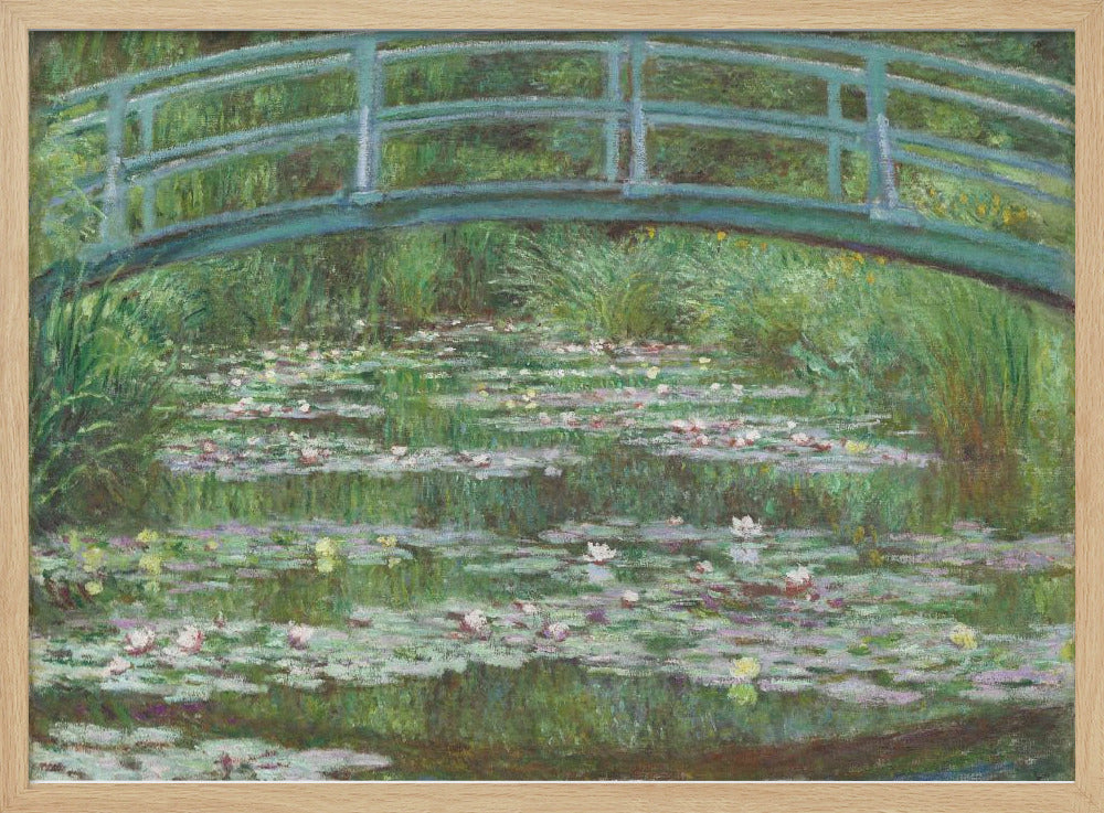 Japanese Footbridge 1899 - Poster / Art Print
