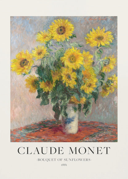 Bouquet Of Sunflowers - Poster / Art Print