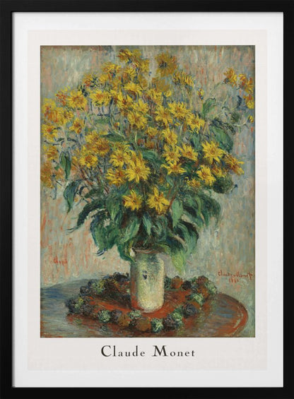 Jerusalem Artichoke Flowers - Poster / Art Print