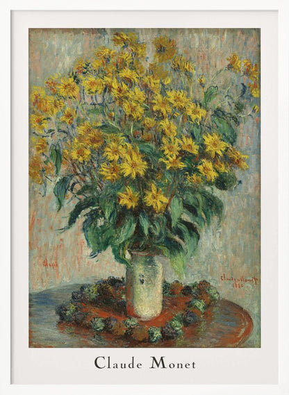 Jerusalem Artichoke Flowers - Poster / Art Print
