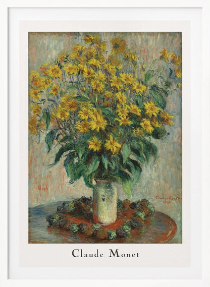 Jerusalem Artichoke Flowers - Poster / Art Print