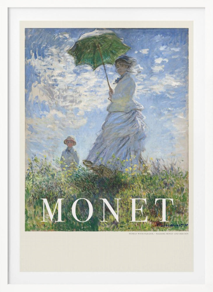 Woman With Parasol - Poster / Art Print