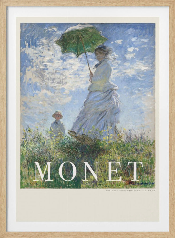Woman With Parasol - Poster / Art Print