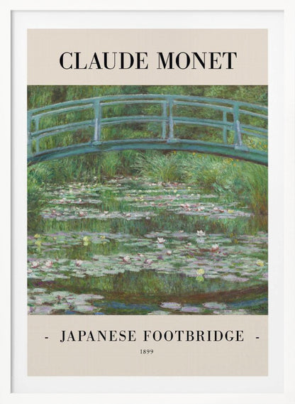 Japanese Footbridge 1899 - Poster / Art Print