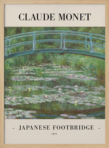 Japanese Footbridge 1899 - Poster / Art Print