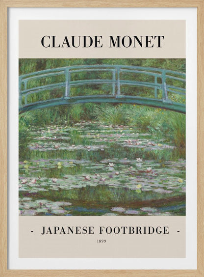 Japanese Footbridge 1899 - Poster / Art Print
