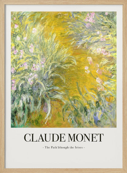 The Path Through The Irises - Poster / Art Print