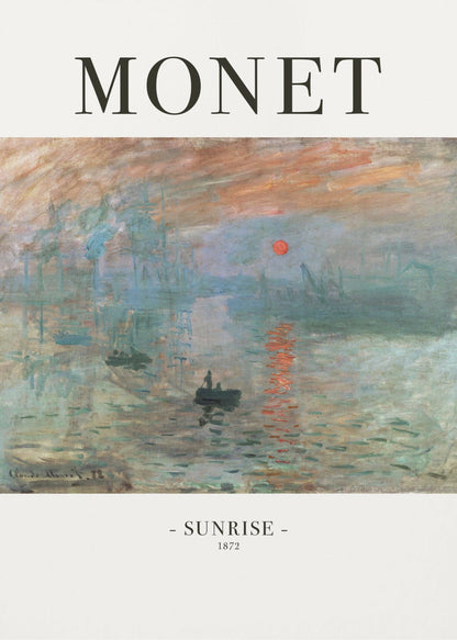 Sunrise 1872 - Poster / Art Print