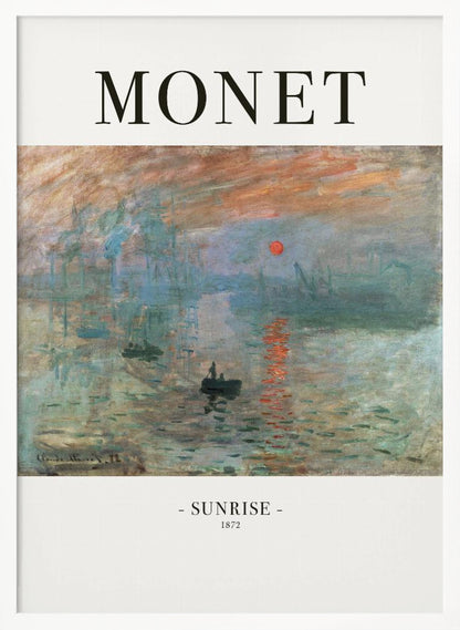 Sunrise 1872 - Poster / Art Print