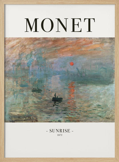 Sunrise 1872 - Poster / Art Print