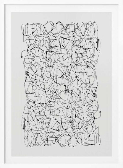 Detailed view of intricate electronic circuitry on a poster, featuring green and blue lines on a dark background.