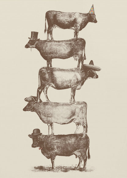 Cow Cow Nuts - Poster / Art Print