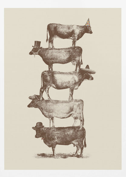 Cow Cow Nuts - Poster / Art Print