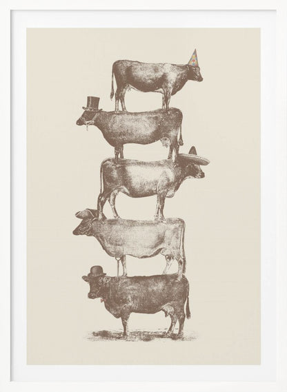Cow Cow Nuts - Poster / Art Print