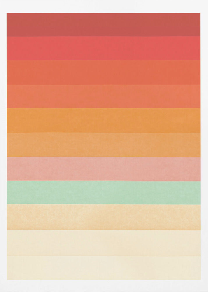 Rainbow Chevrons - Poster / Art Print