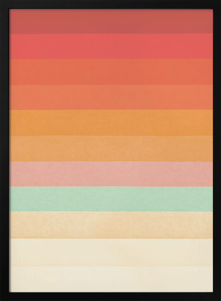 Rainbow Chevrons - Poster / Art Print